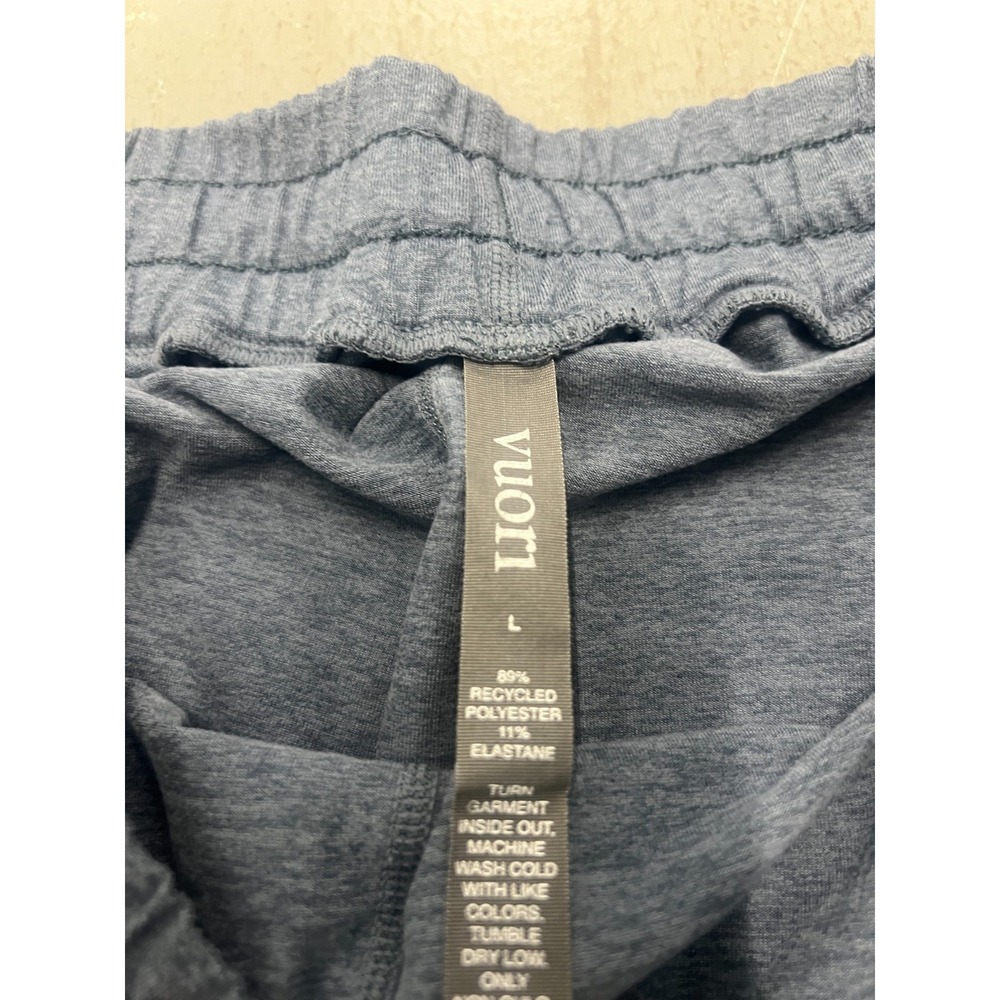 Vuori Performance Joggers Womens Large Gray Drawstring Waist Tapered Leg Active - Picture 5 of 9